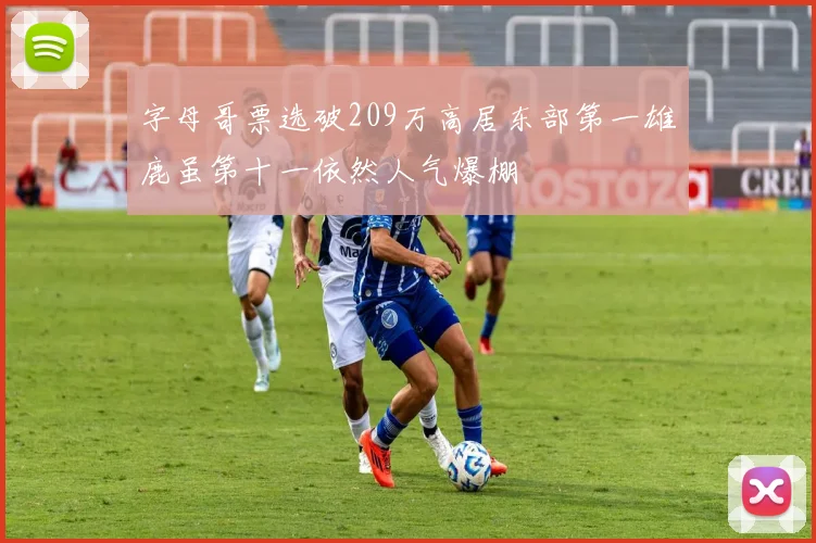 字母哥票选破209万高居东部第一雄鹿虽第十一依然人气爆棚